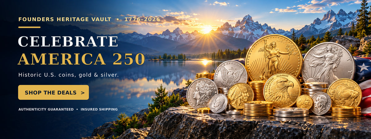 Founders Heritage Vault America 250 coin deals banner